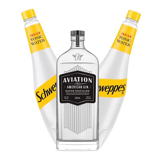 Aviation American Gin 70cl with Tonic Mixer